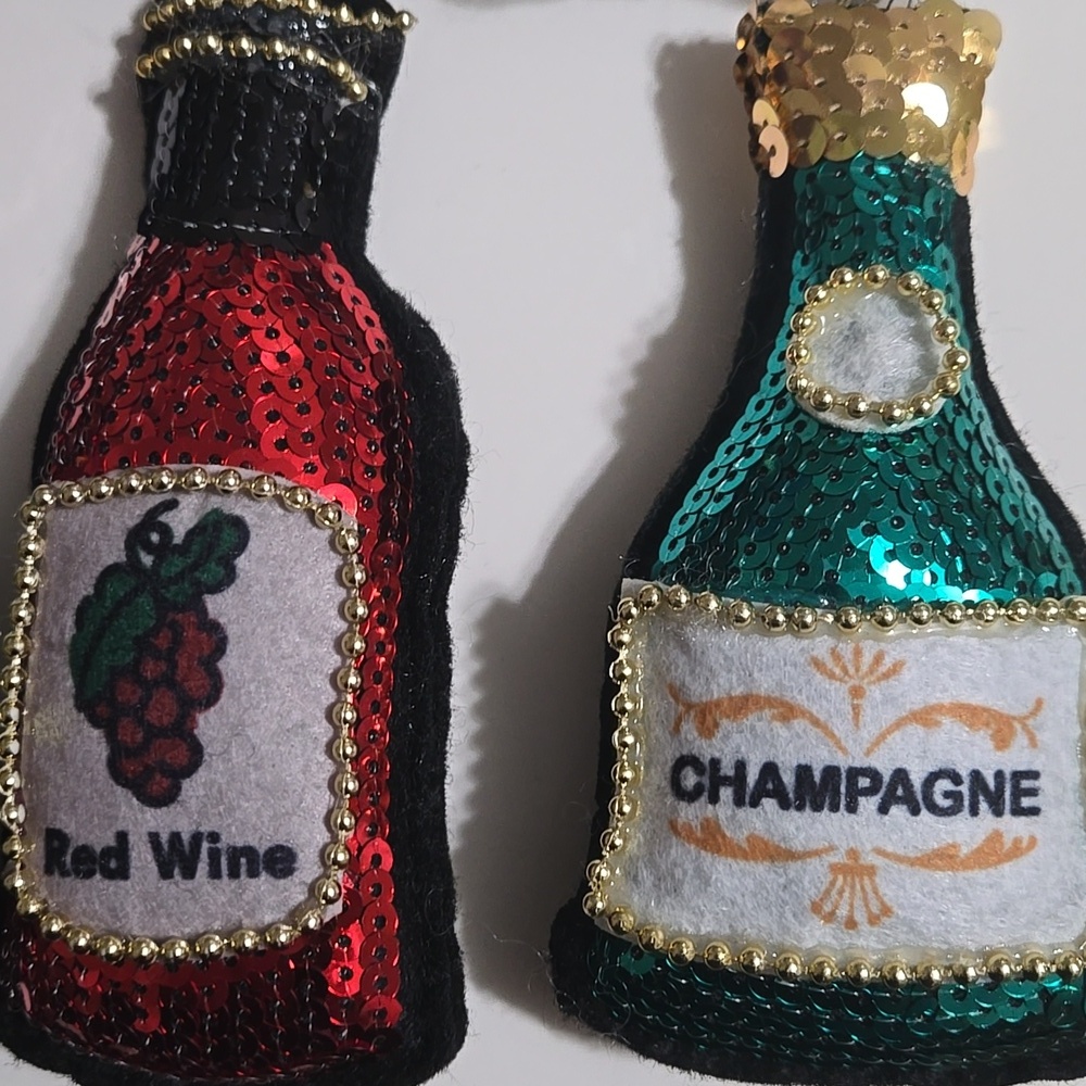 Target Sequin Beverage Ornament Set of 6 - Multicolor - Picture 4 of 8